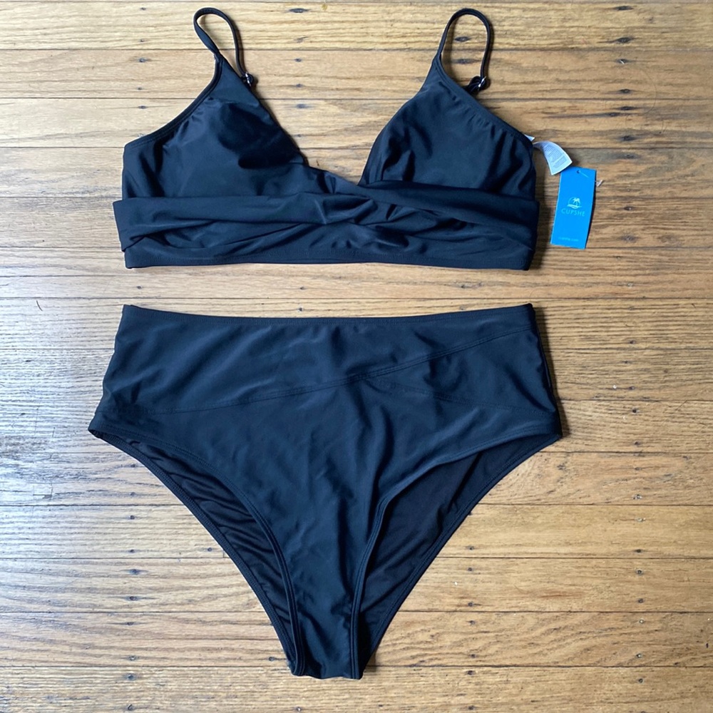Cupshe high waisted bikini set